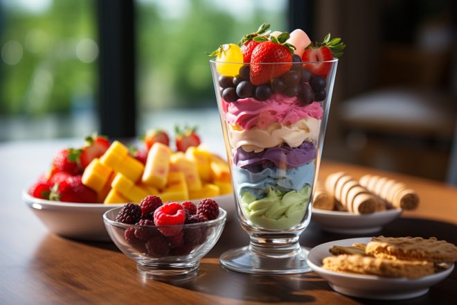 Délectez-vous avec des desserts, glaces et sorbets maison : alliant fraîcheur et créativité